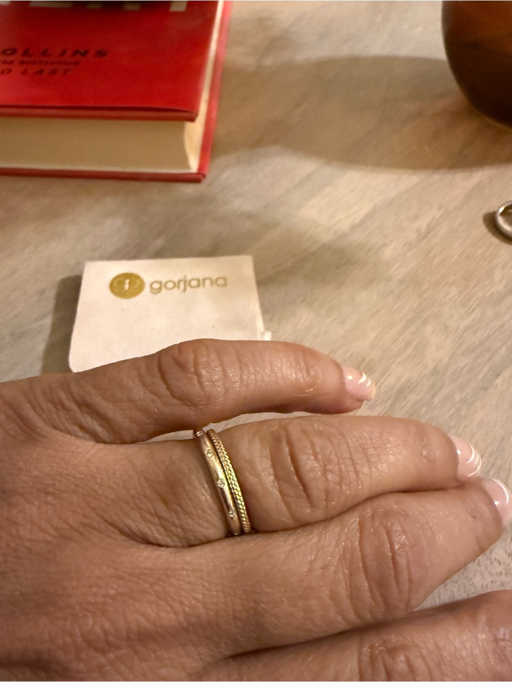 Gorjana Diamond Lou Helium Ring Size 7 - Picture 4 of 7